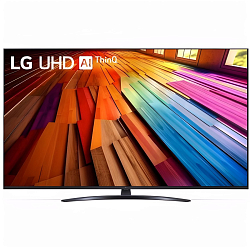 Телевизор LG 50UT81006LA.ARUB черный 50"