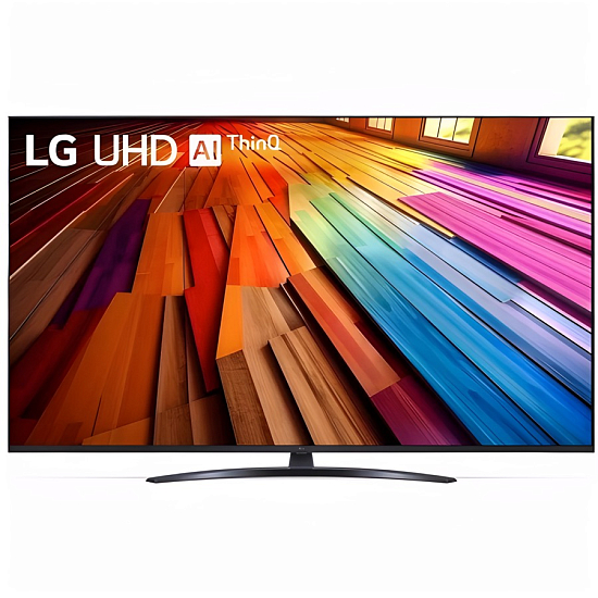 Телевизор LG 50UT81006LA.ARUB черный 50"