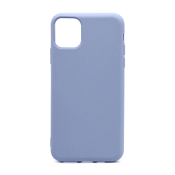 Силиконовый чехол SILICONE CASE NEW ERA для iPhone 11 (голубая)