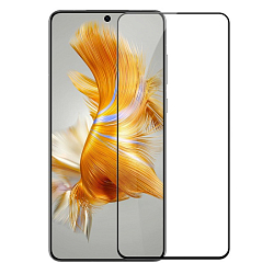 Противоударное стекло Nilkin для Huawei Mate 50, черное, полный клей