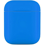 Пластиковый чехол STR Soft-Touch для AirPods пластиковый (синий)