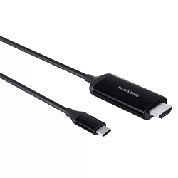 Переходник Type-C <-- < HDMI SAMSUNG DeX  1.5м, 4K, пластиковая оболочка, чёрный