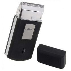 Электробритва MOSER Travel Shaver черный/серебристый