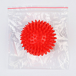 Мяч массажный ø9 см, цвет красный, Крошка Я 4386069