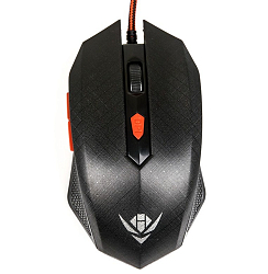 Мышь NAKATOMI MOG-08U черная, USB