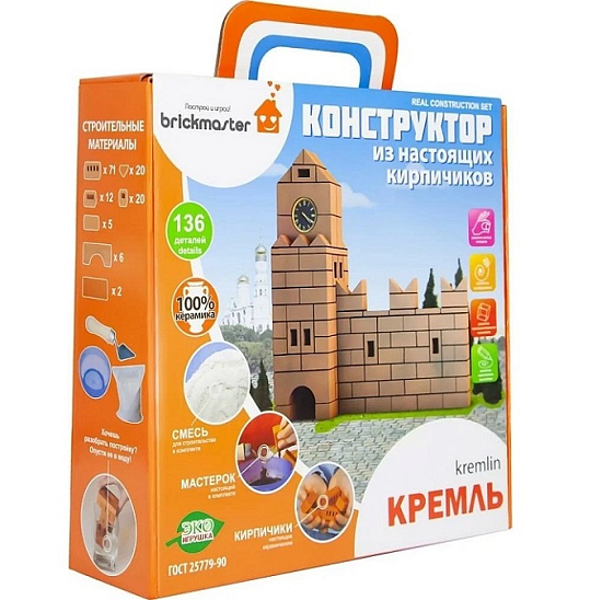 Конструктор из кирпичиков "Кремль" арт.208