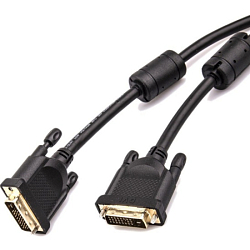 Кабель DVI <--> DVI  3.0м Aopen/Qust <ACG442GD-3M> 2 фильтра