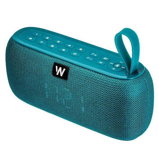 Колонка портативная WALKER WSP-150 бирюзовая