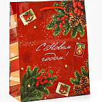 Пакет «Новогодняя история», MS 18 х 23 х 8 см 10365454