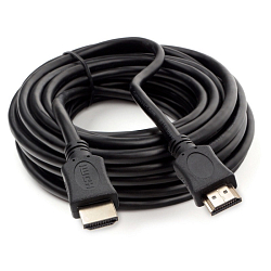 Кабель HDMI <--> HDMI  7.5м CABLEXPERT CC-HDMI4L-7.5M, черный, v2.0, серия Light, позол.контакты, экран