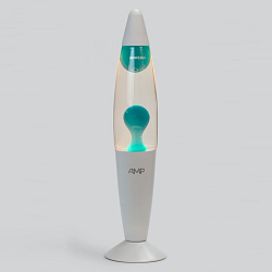 Лава-лампа Amperia Rocket Бирюзовая/Прозрачная (35 см)