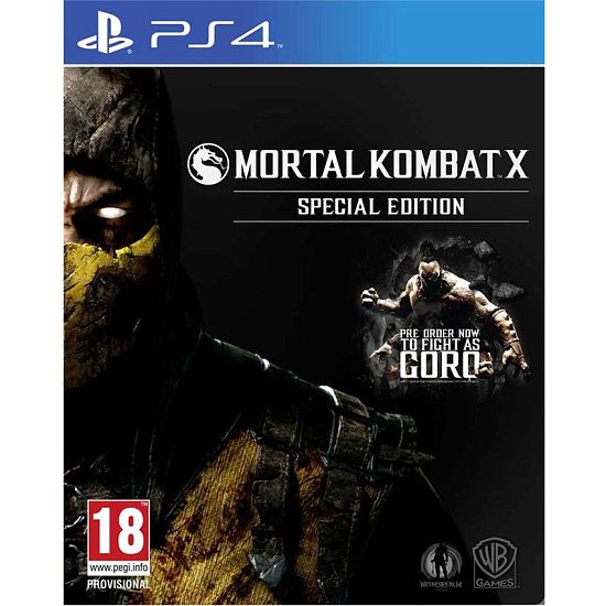 Mortal Kombat X [PS4, русские субтитры] Special Edition steelbook (Б/У)