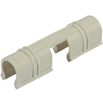 Зажим для крепления плёнки к каркасу парника, d-12 мм, 20 шт, белый// Palisad 64427