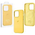 Силиконовый чехол SILICONE CASE для iPhone 14 Pro Sun Glow (MagSafe) c LOGO