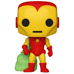 Фигурка Funko POP! Bobble Marvel Holiday Iron Man with Bag (1282) 72188