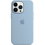 Силиконовый чехол SILICONE Case MagSafe для iPhone 13 Pro, голубой