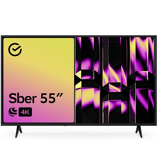 Телевизор Sber SDX-55U4010B, 55"