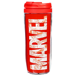 Термостакан, красный, 350 мл «MARVEL», Мстители