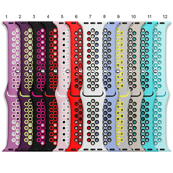 Ремешок NONAME для Apple Watch 38mm NIKE silicon loop