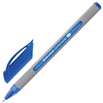 Ручка шариковая масляная BRAUBERG Extra Glide Soft Grey, СИНЯЯ, 0,7мм