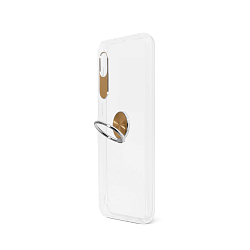 Задняя накладка DF для Samsung Galaxy A10 sTRing-01 (gold) с кольцом