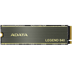 Накопитель SSD M.2 2280 512GB ADATA LEGEND 840 Client SSD [ALEG-840-512GCS] PCIe Gen4x4 with NVMe, 5000/3400, IOPS 520/450K, MTBF 2M, 3D NAN