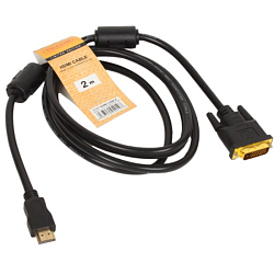 Кабель HDMI <--> DVI-D  2.0м TV-COM