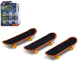 Набор фингербордов «Банда скейтеров», 3 шт., цвет МИКС