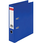 Папка-регистратор BRAUBERG EXTRA 75мм синяя, двустороннее покрытие пластик, мет. уголок, 228571
