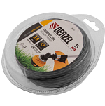 Леска для триммера двухкомпонентная эллипс, 3,0мм х 15м, блистер EXTRA CORD// Denzel 96257