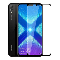 Противоударное стекло 9D NONAME для Huawei Honor 8x черное