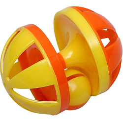 Игрушка-головоломка с шариком-погремушкой, 9 х 6,5 см, микс цветов 872392