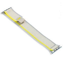 Ремешок XO BT03B для Apple Watch 42/44/45/49мм универсальный (желто-белый)