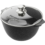 Кастрюля 3л МЕЧТА Гранит black арт.43802