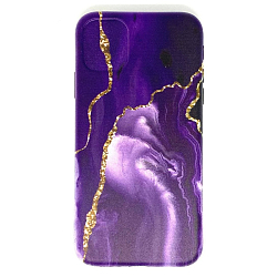 Задняя накладка GRESSO для iPhone 11. Коллекция Агат-сиреневый