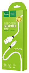 Кабель USB <--> Type-C  1.2м HOCO X27 Excellent белый