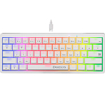 Клавиатура DEFENDER GK-303 RU, Deimos, 61кн,корич.свитчи,белый