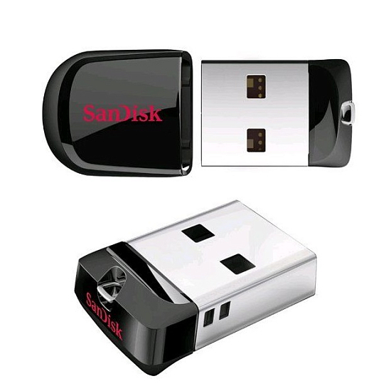 USB 16Gb SanDisk Cruzer Fit чёрный (NEW)