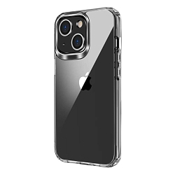 Задняя накладка BERLIA для iPhone 13 mini c противоударными краями, прозрачный