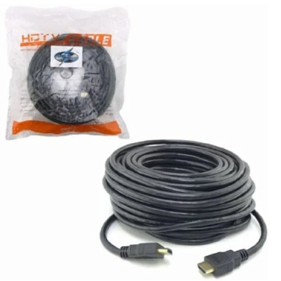 Кабель HDMI <--> HDMI 30м ENERGY POWER резиновый в техпаке