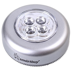 Фонарь SMARTBUY SBF-831-S, PUSH LIGHT серебро