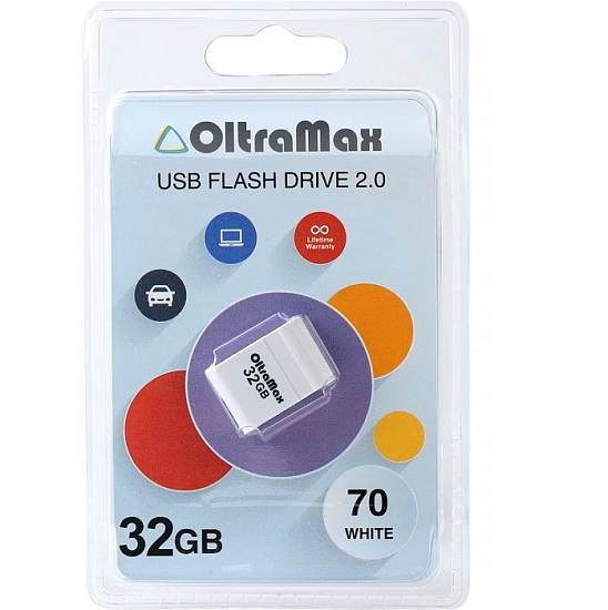 USB 32Gb OltraMax 70 белый