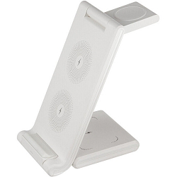 Беспроводное ЗУ WALKER WH-53, 18Вт, 3в1, белое