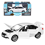 Машина металлическая «Lada Vesta седан» 1:24, цвет белый, световые и звуковые эффекты