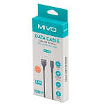 Кабель USB <--> Lightning  1.0м MIVO MX-48L черный