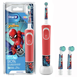 Зубная щетка ORAL-B Kids Spiderman красный   XXX