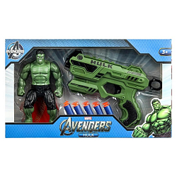 Бластер с мягкими пулями, фигурка, команда мтителей 391583