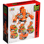 Конструктор винтовой «Робот пожарный», 5 в 1 10112509