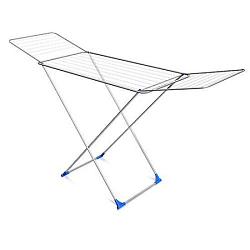 Сушилка 18 для белья цв.СЕРЕБРО напольная складная (180х55х96) СБ1 "НИКА"