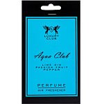 Ароматизатор Luxury Club Aqua (по мотивам Carolina Herrera 212 VIP Men) BF10 подвесной картонный